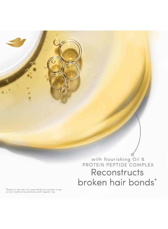 Dove Peptide Bond Strength Bi-Phasic Oil+Serum|12 % PROTEIN PEPTIDE Complex| Extremly lightweight |Reconstructs Broken Bonds to repairs & Rejuvenate hair from within 50ml - Image 3